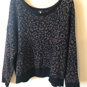 Free People Oversized Wide Neck Sweater